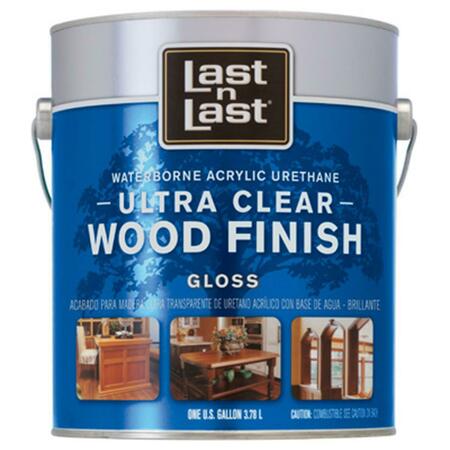 ABSCO Gloss Clear Waterborne Wood Finish 1 Gallon Stain, 2Pk 177191
